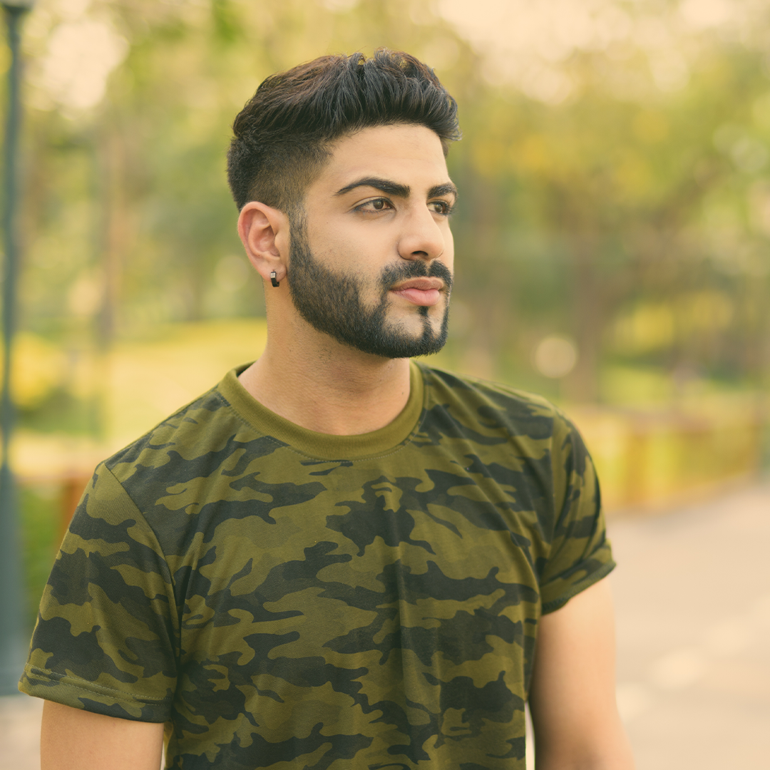 Guy thinking about his girlfriend being pregnant